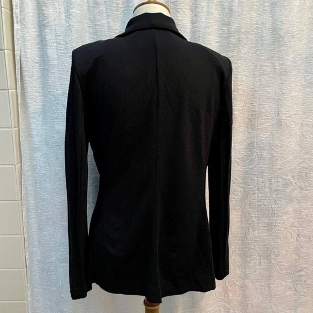Badgley Mischka American Glamour Open Cardi Stretch Blazer - Picture 5 of 8